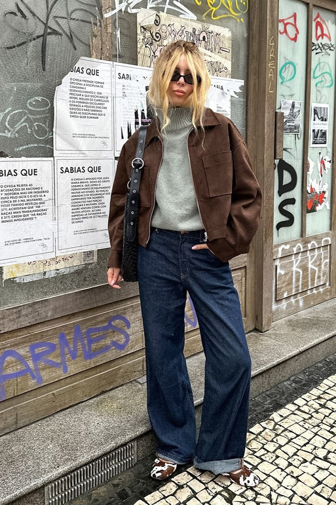 Lune London | Suede Oversized Vintage Jacket