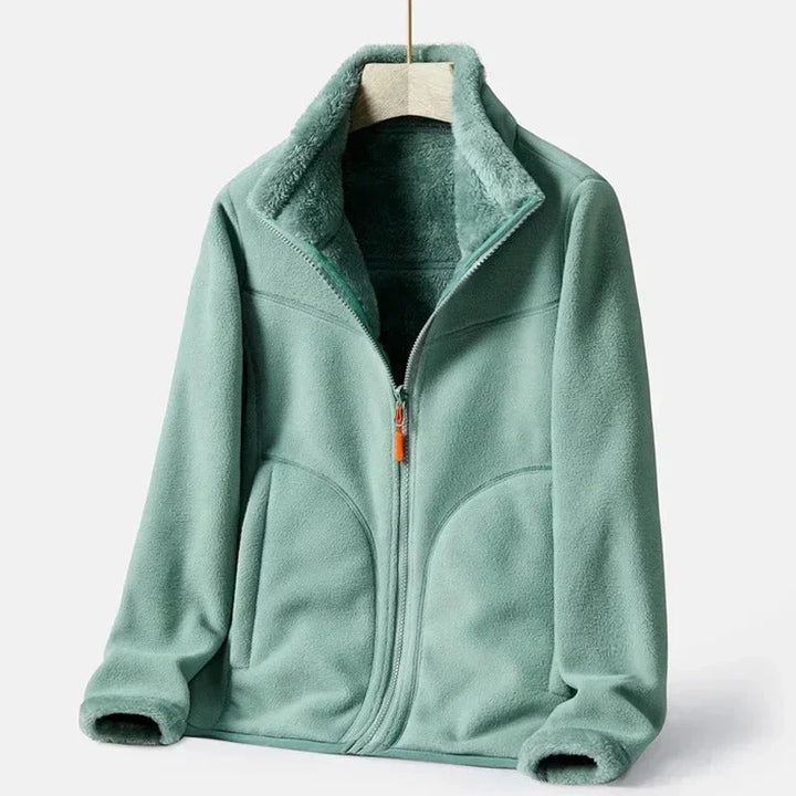 Lune London | Women's Double-Breasted Fleece Jacket