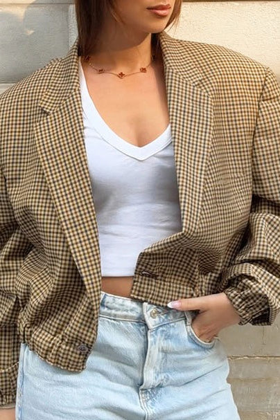 Lune London | Checkered Blazer Jacket