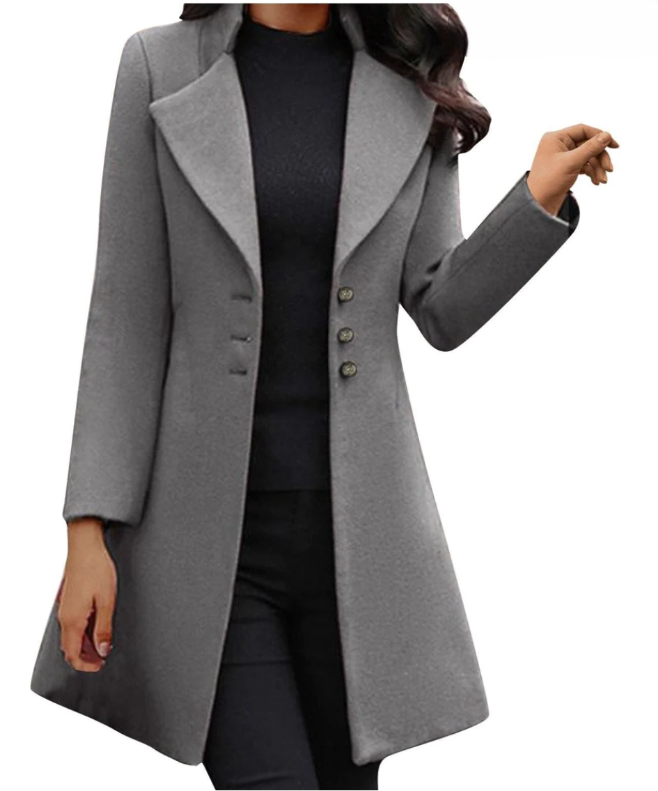 Lune London | Italian Wool Coat with Long Sleeves