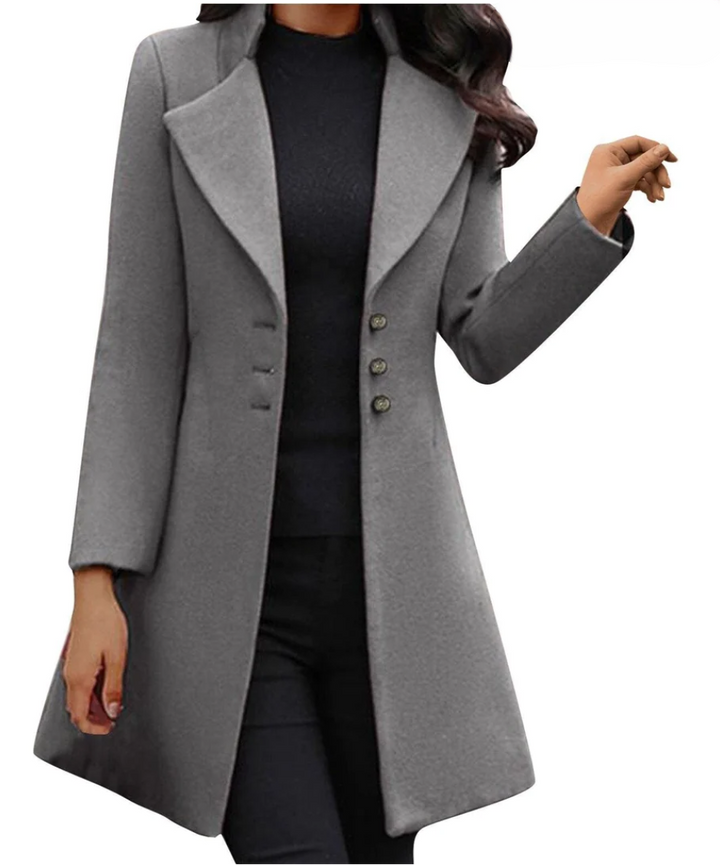 Lune London | Italian Wool Coat with Long Sleeves