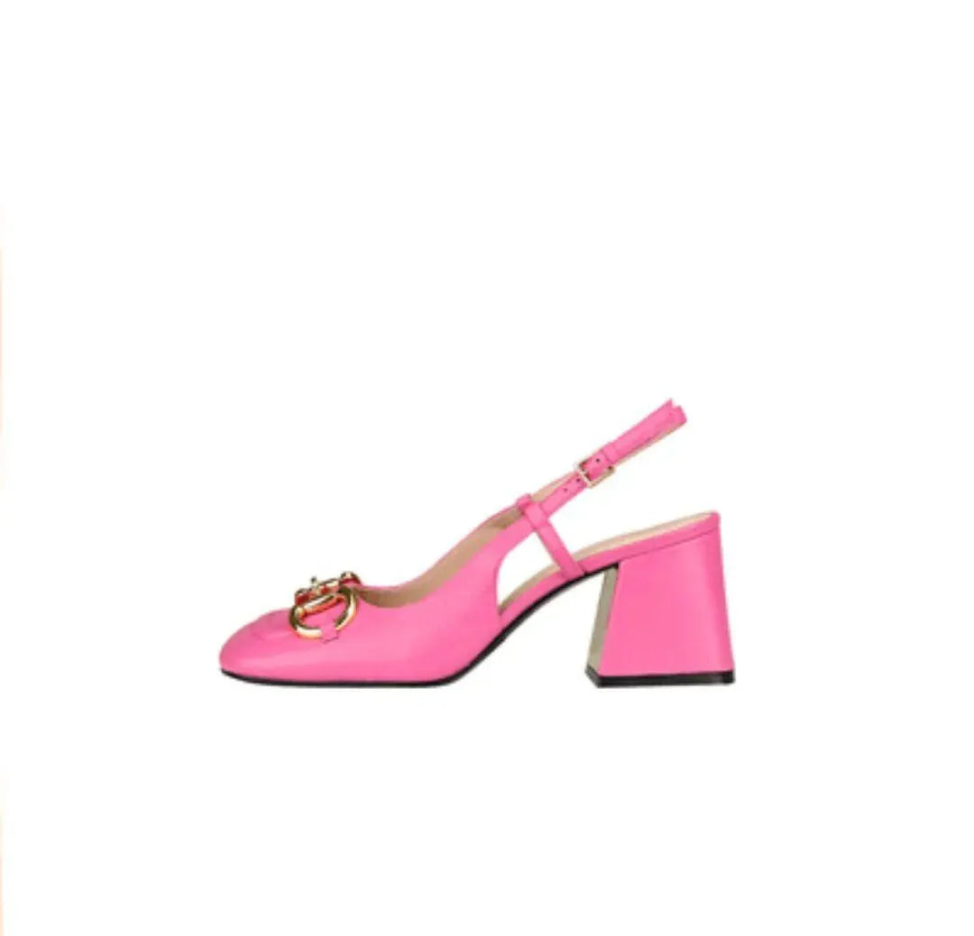 Lune London | Women's Retro Shoes with High Heels and Buckle - Timeless Elegance and Style