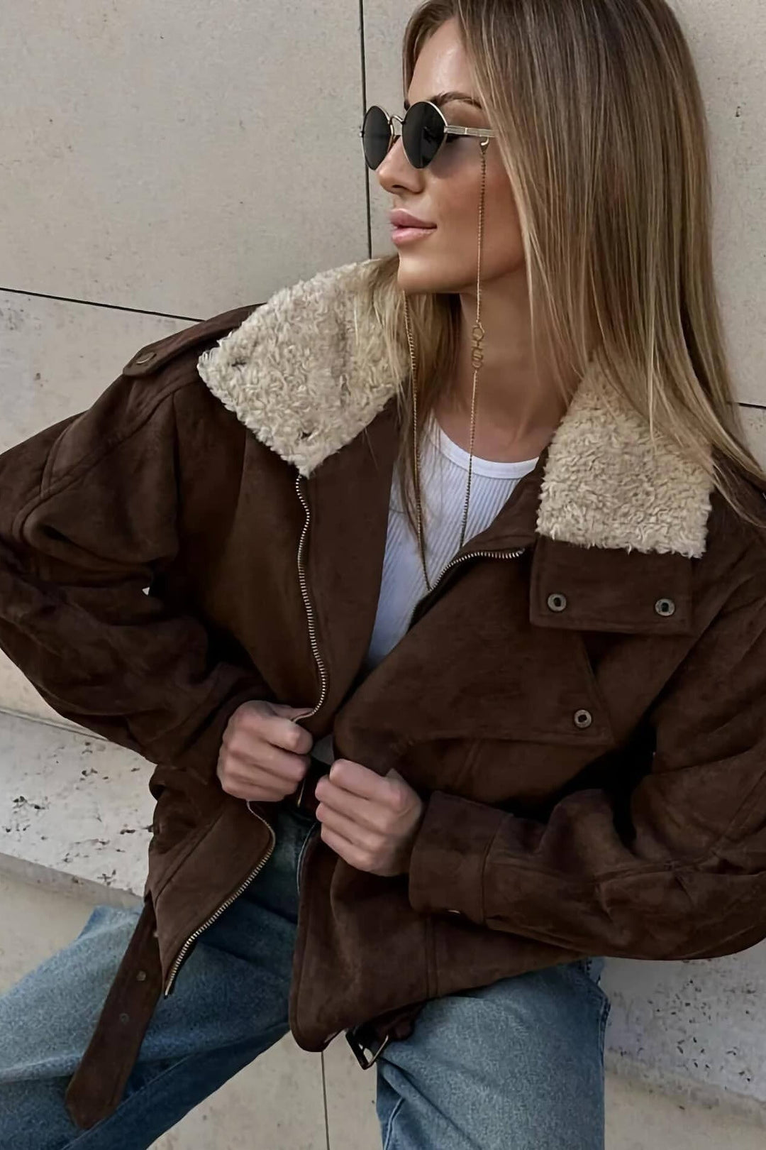 Lune London | Brown Plus Size Jacket
