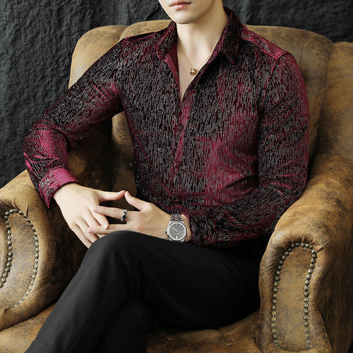 Lune London | Shiny Men's Shirt in Slim Fit