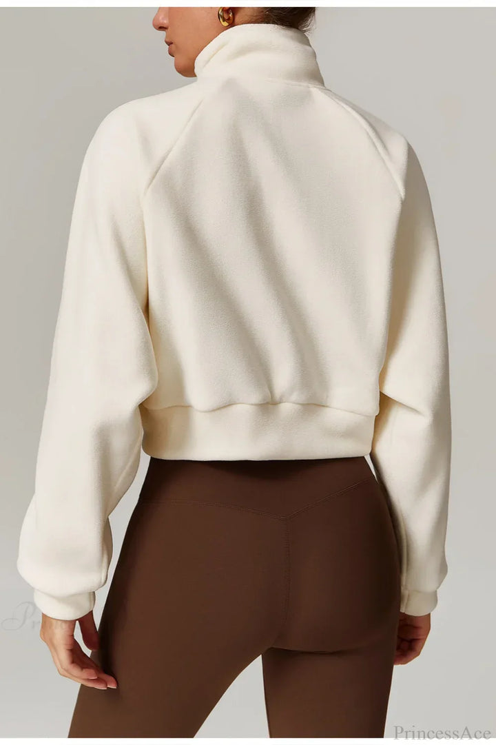 Lune London | Athletic Stand Collar Zip Yoga Jacket