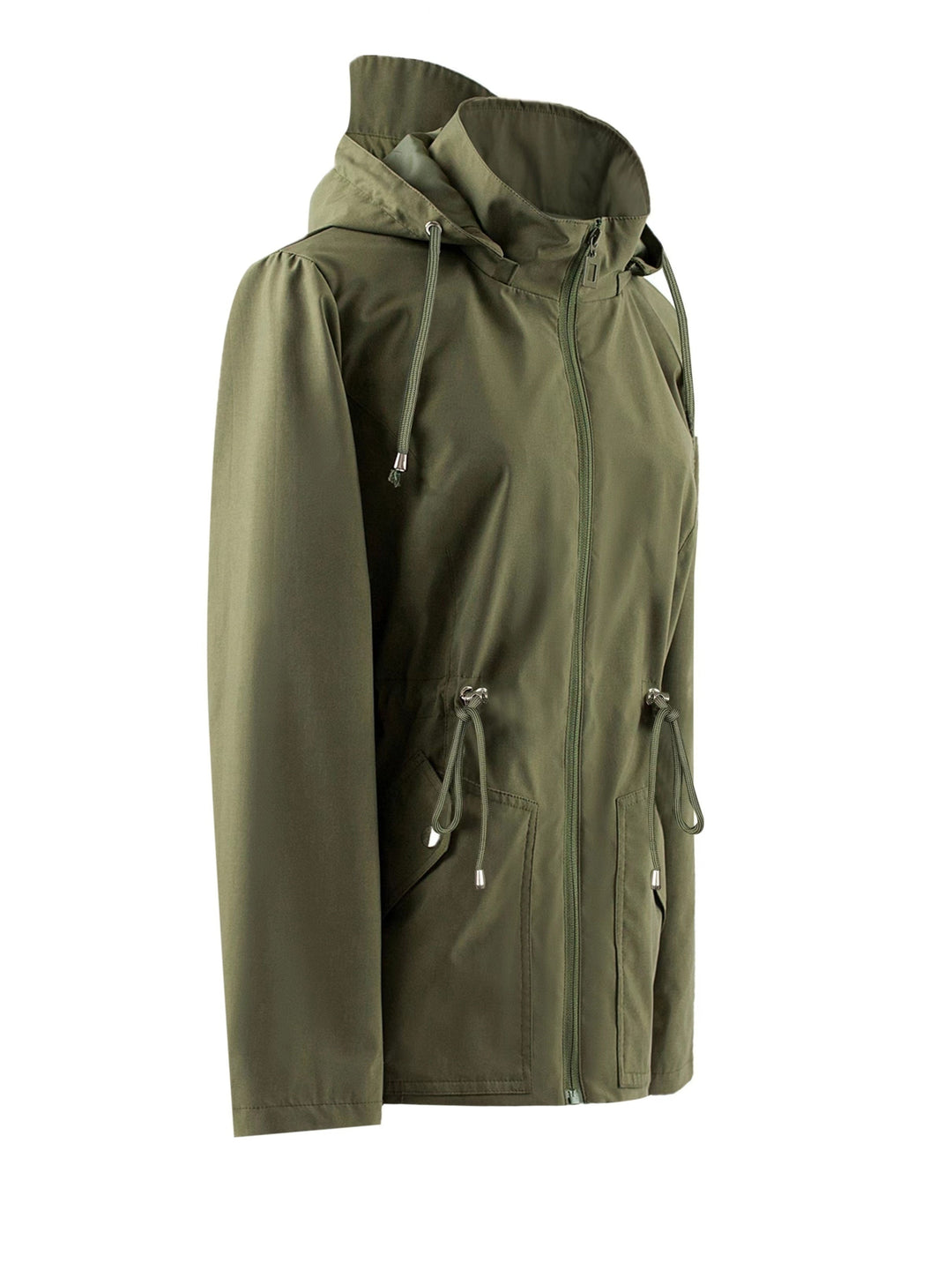 Lune London | Waterproof fitted spring and autumn coat with hood