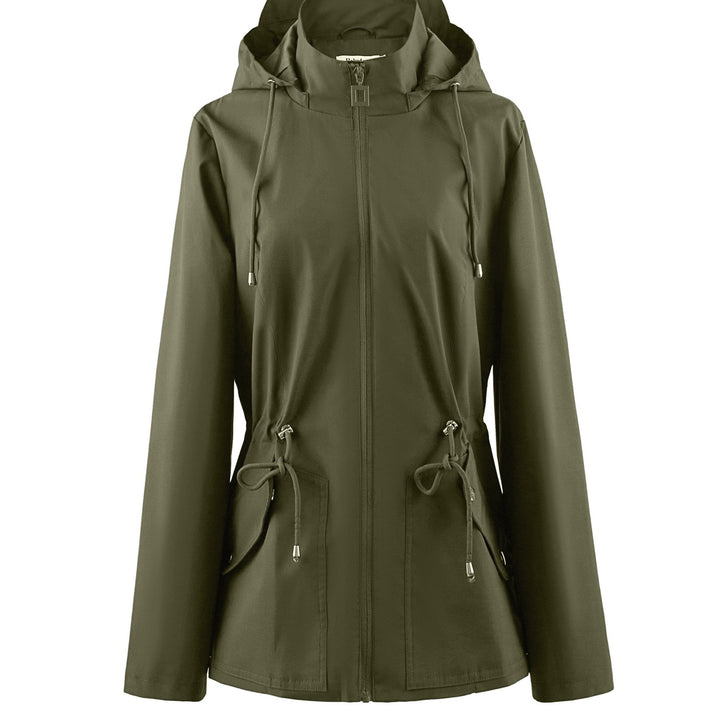 Lune London | Waterproof fitted spring and autumn coat with hood