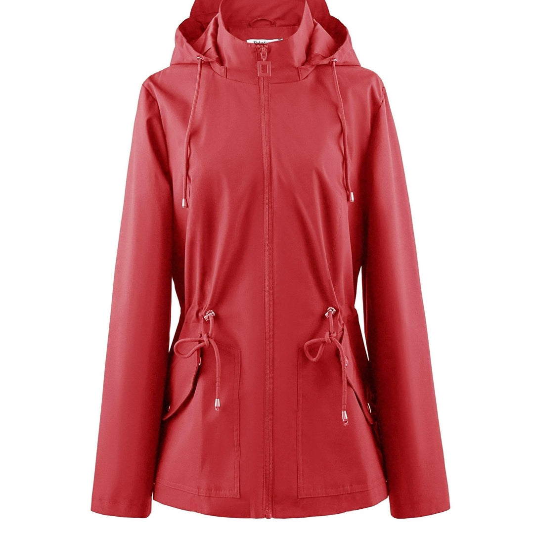 Lune London | Waterproof fitted spring and autumn coat with hood