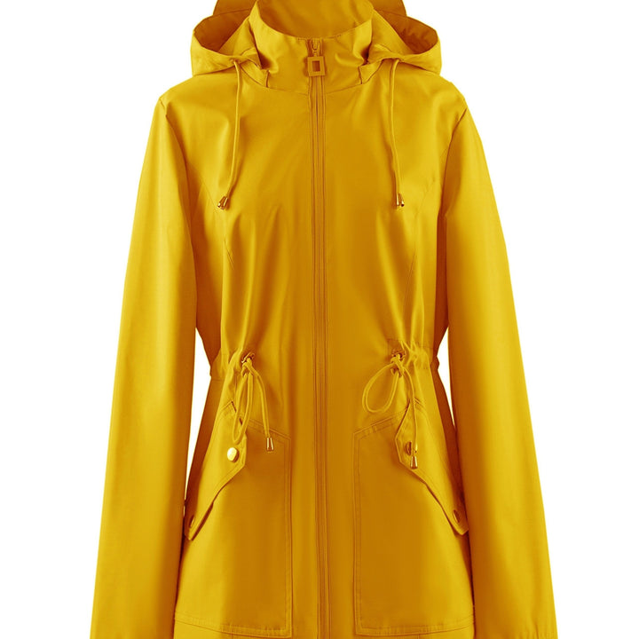 Lune London | Waterproof fitted spring and autumn coat with hood