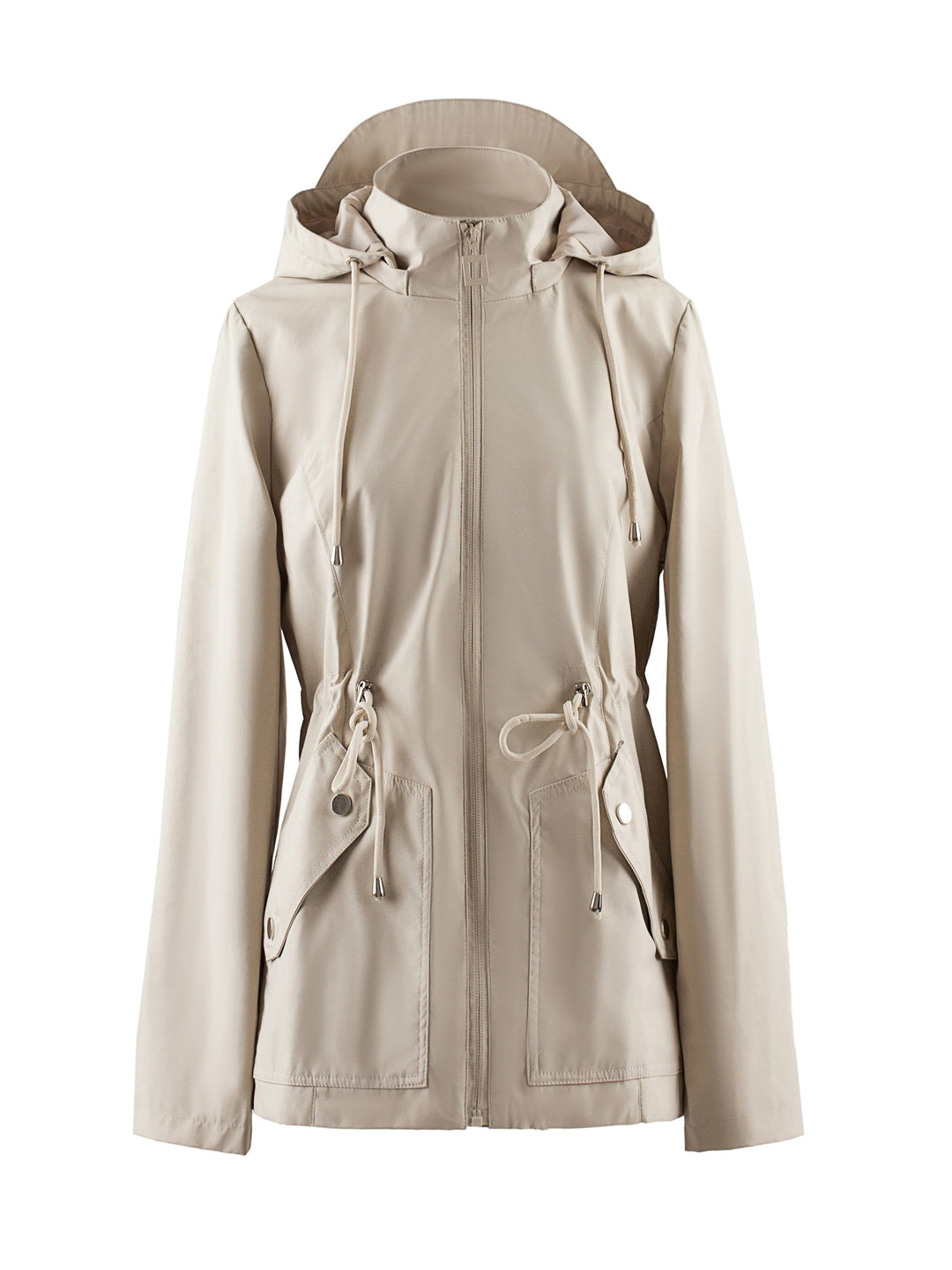 Lune London | Waterproof fitted spring and autumn coat with hood