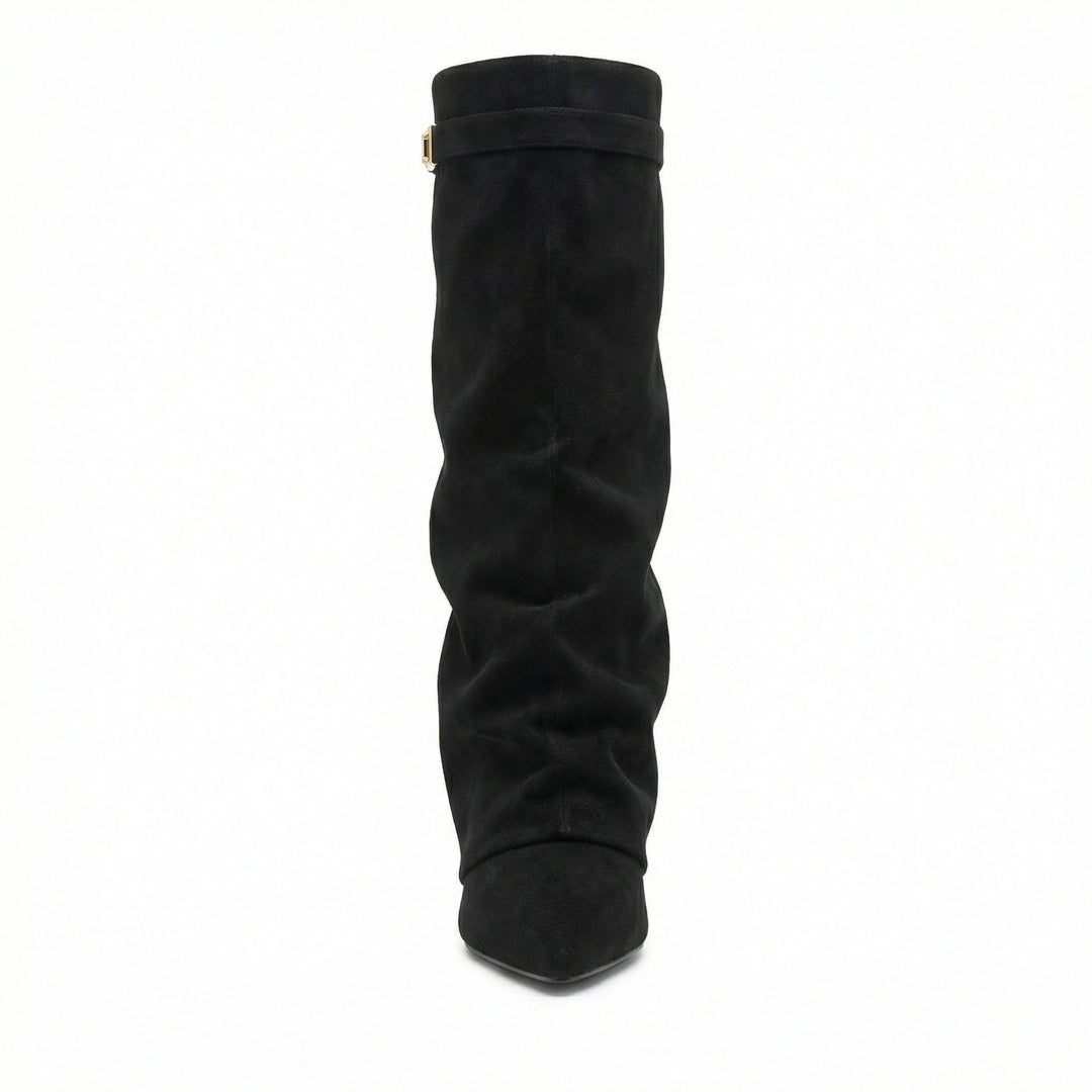 Suede boots for women