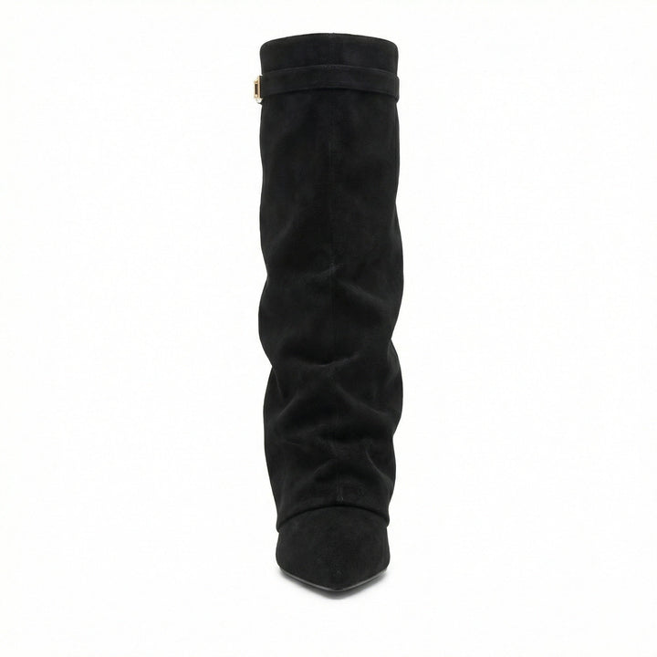 Suede boots for women