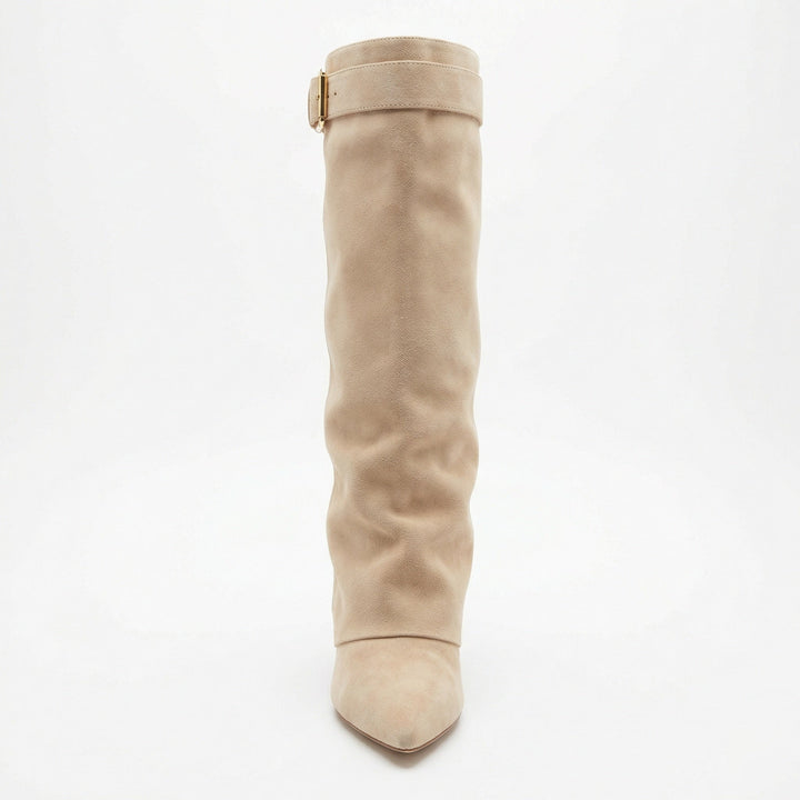 Suede boots for women