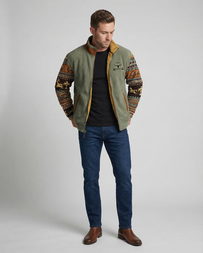 Men’sMerino Fleece Jacket for Outdoor Warmth & Comfort | Lune London