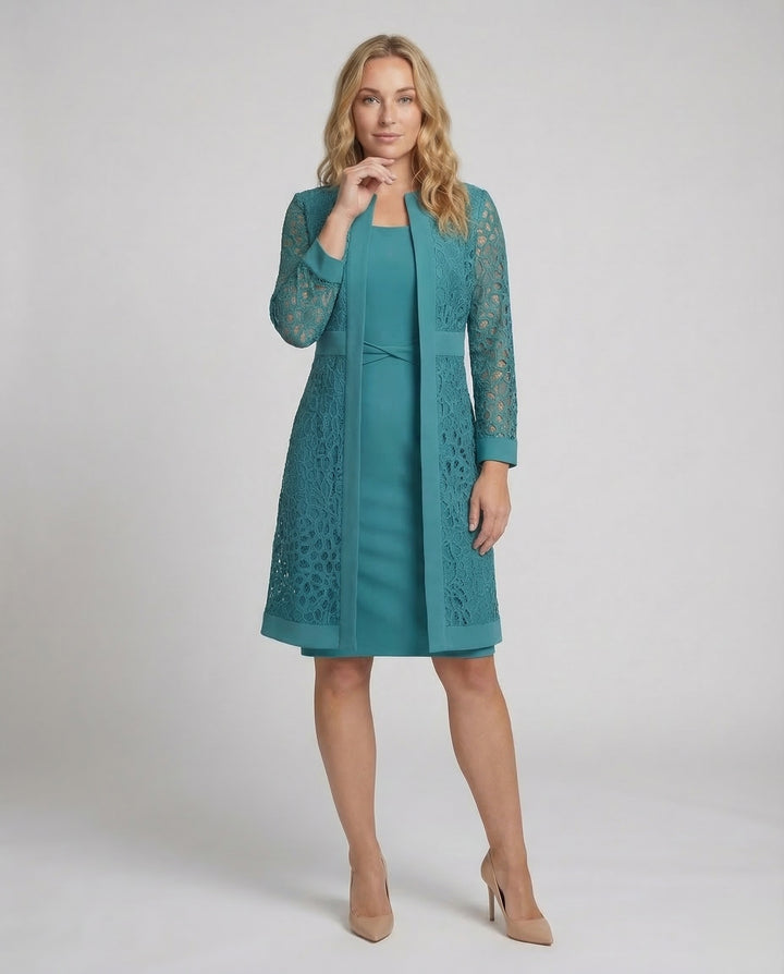 Women’s Lace Two-Piece Set with Vest & Elegant Design | Lune London