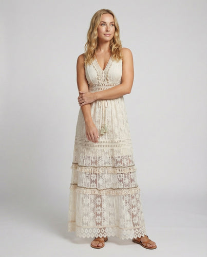 Lune London | Graceful Boho Lace Dress for Summer