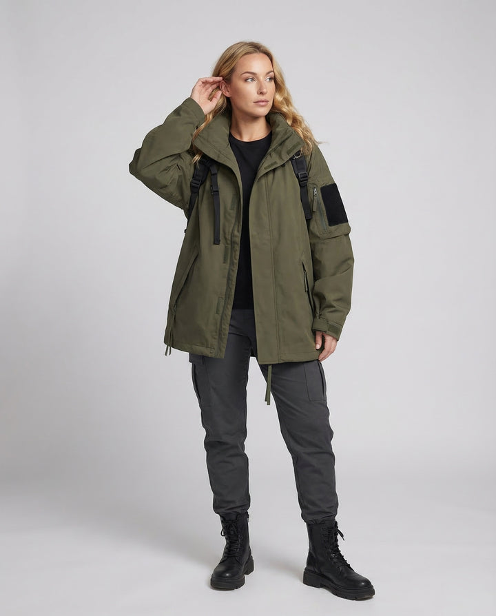 Lune London | Oversized Waterproof Zipped Jacket