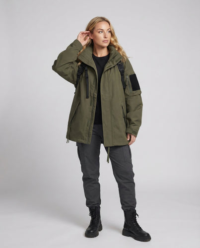 Lune London | Oversized Waterproof Zipped Jacket