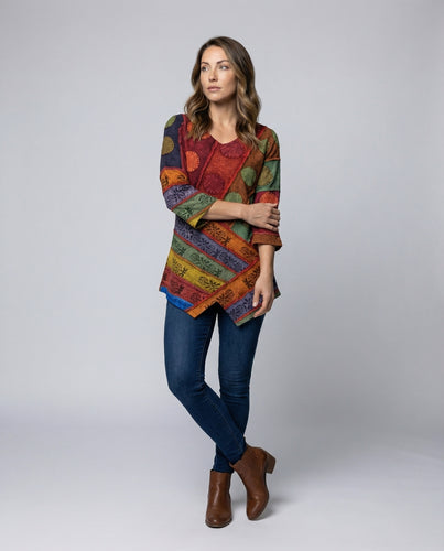 Lune London | Vintage Top with V-Neck