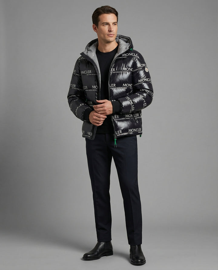 Men’s High-Quality Winter Jacket with Hood & Versatile Design | Lune London