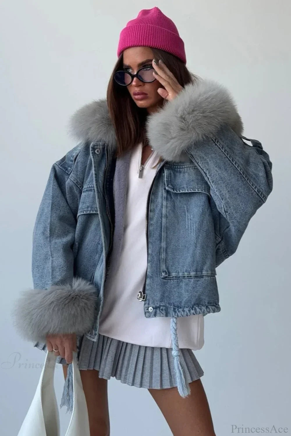 Lune London | Denim Loose Street Large Pocket Jacket