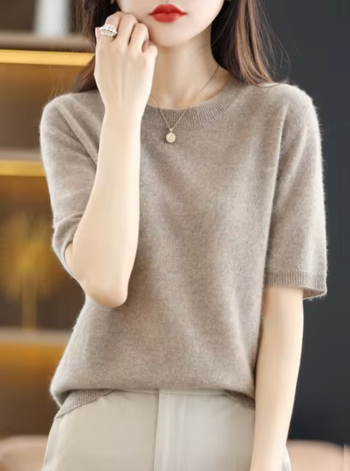 Lune London | Short-Sleeved Wool Sweater