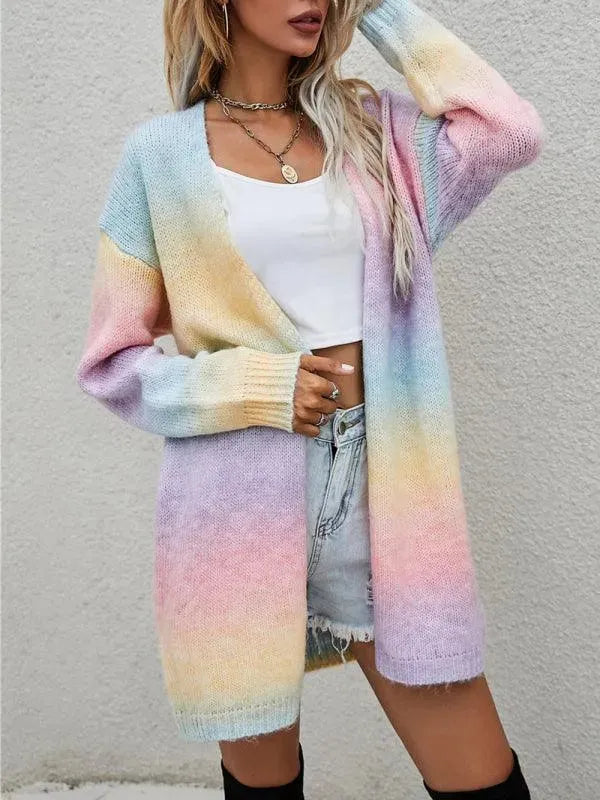 Lune London | Tie Dye Women's Cardigan Sweater