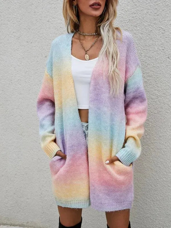 Lune London | Tie Dye Women's Cardigan Sweater