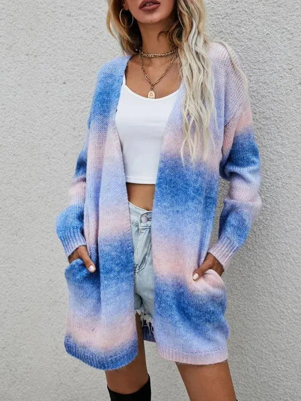 Lune London | Tie Dye Women's Cardigan Sweater