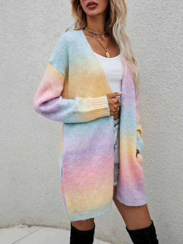 Lune London | Tie Dye Women's Cardigan Sweater
