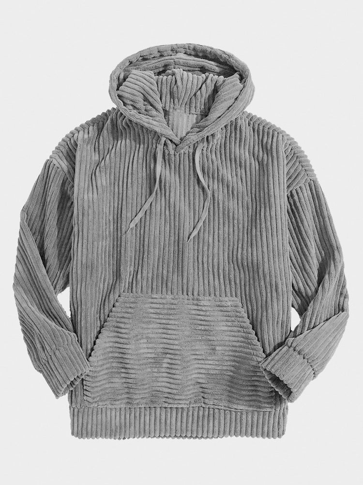 Lune London | Komfort ribbed velvet hoodie