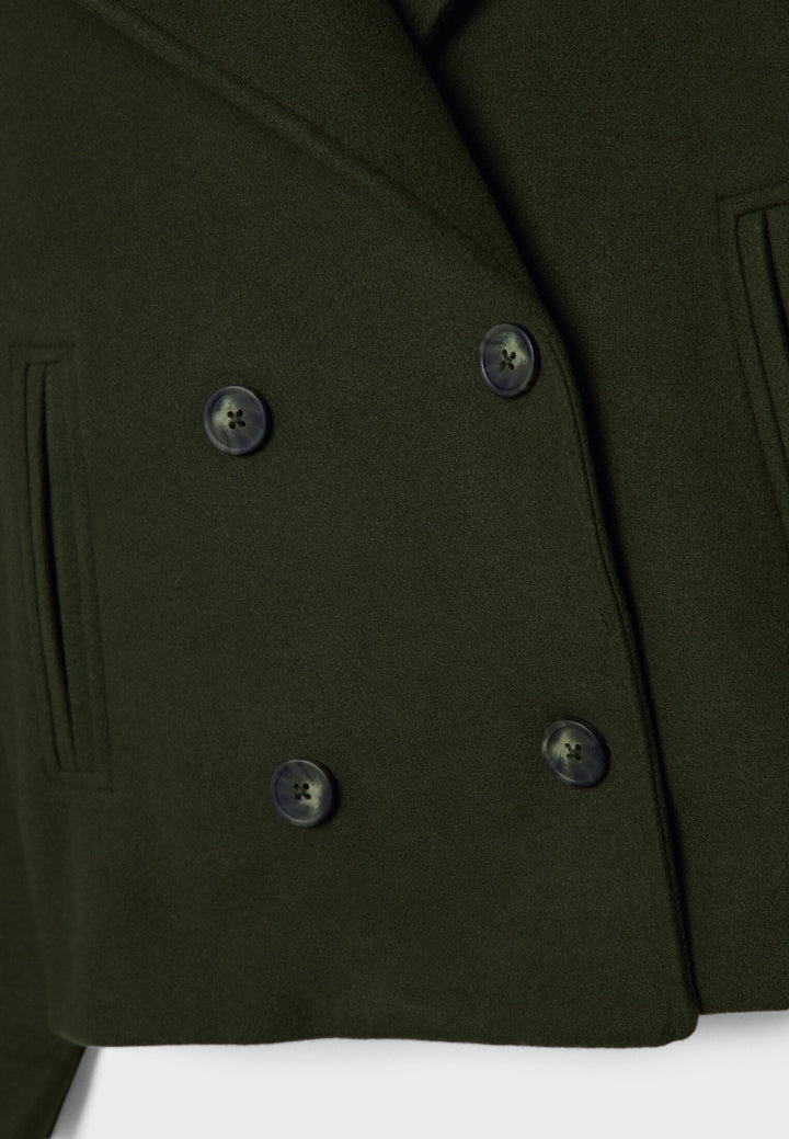 Chic Und Stil | Short Double-Breasted Jacket for Women