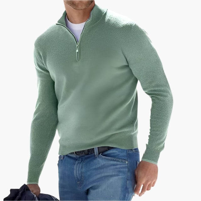 Lune London | Knit sweater with zipper - Casual look and elegant professional