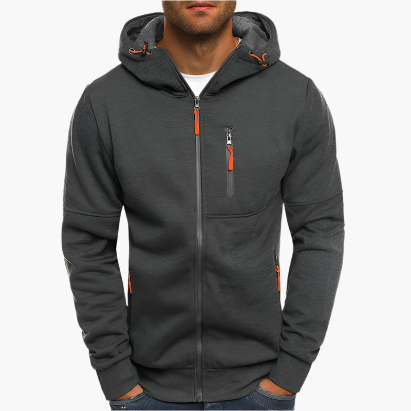 Lune London | Sporty Leisure Hoodie - Comfortable hoodie with zipper and pockets