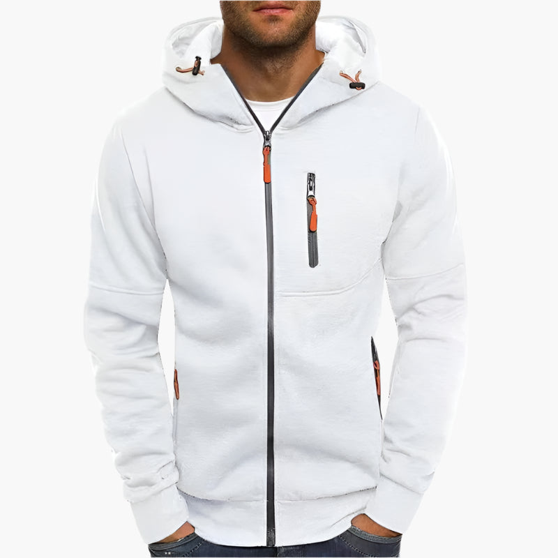 Lune London | Sporty Leisure Hoodie - Comfortable hoodie with zipper and pockets