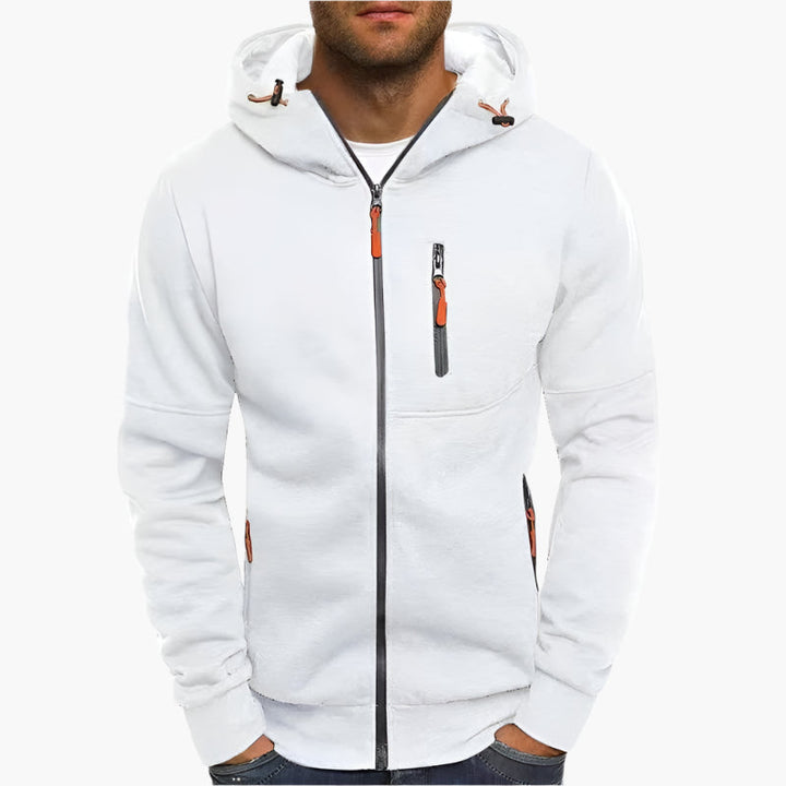 Lune London | Sporty Leisure Hoodie - Comfortable hoodie with zipper and pockets
