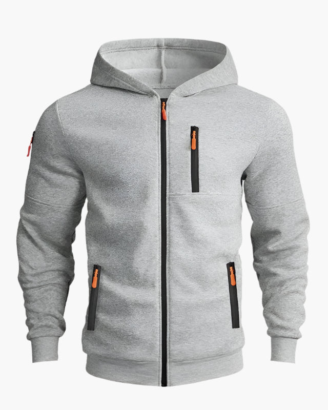 Lune London | Sporty Leisure Hoodie - Comfortable hoodie with zipper and pockets