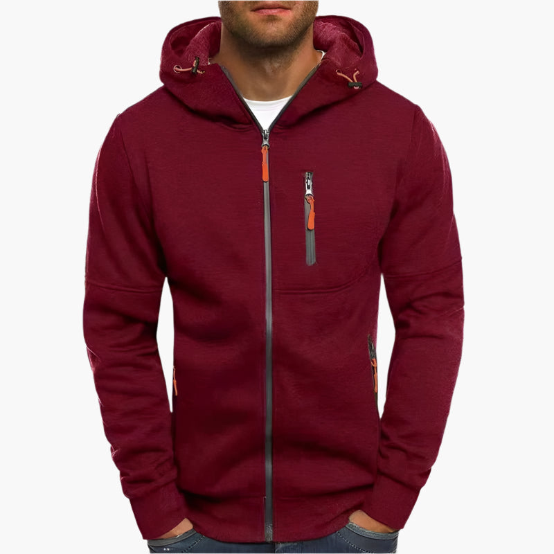 Lune London | Sporty Leisure Hoodie - Comfortable hoodie with zipper and pockets