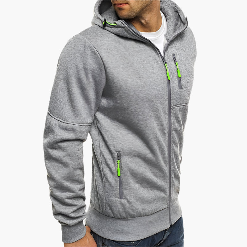 Lune London | Sporty Leisure Hoodie - Comfortable hoodie with zipper and pockets