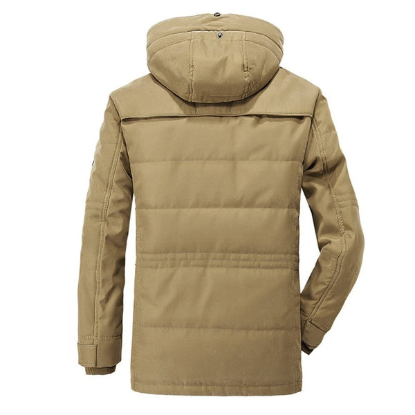 Lune London | Winter outdoor jacket with removable hood and fleece lining - Functional leisure jacket for cold days