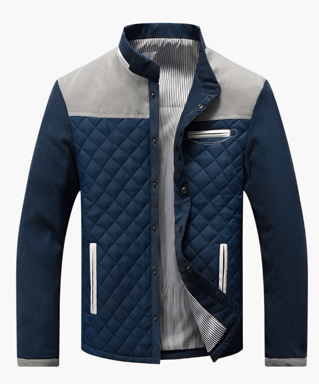 Lune London | Quilted jacket in patchwork design - Elegant everyday style for spring and autumn