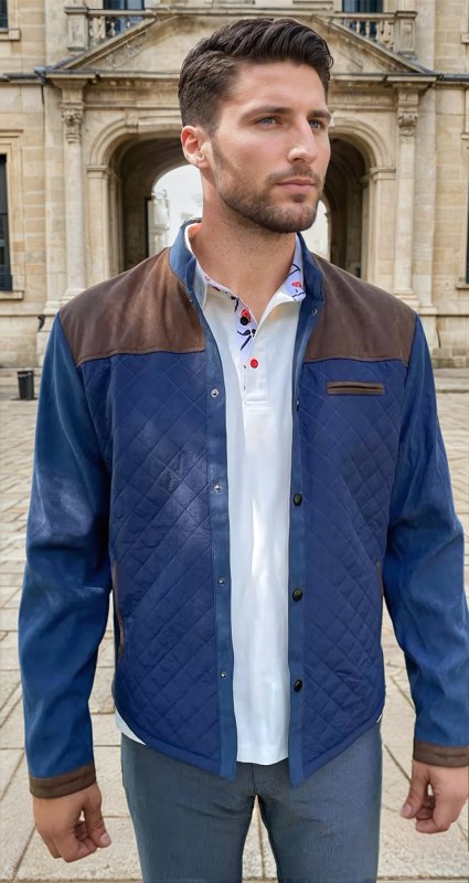 Lune London | Quilted jacket in patchwork design - Elegant everyday style for spring and autumn