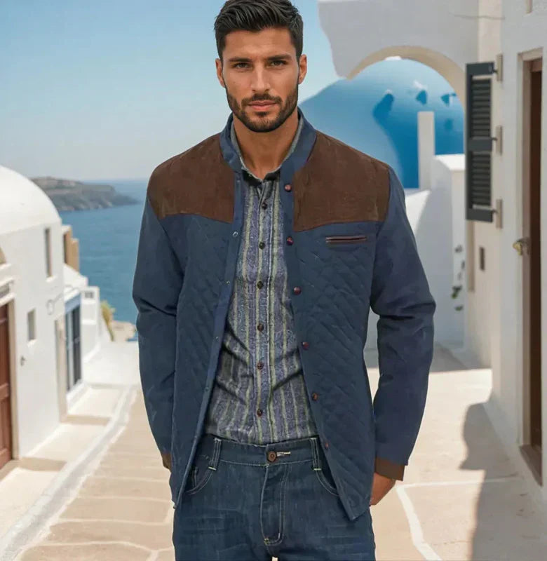Lune London | Quilted jacket in patchwork design - Elegant everyday style for spring and autumn