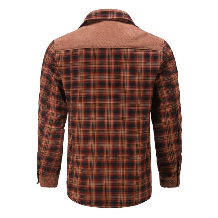 Lune London | Flannel outdoor jacket in lumberjack style with fleece - Leisure and work jacket
