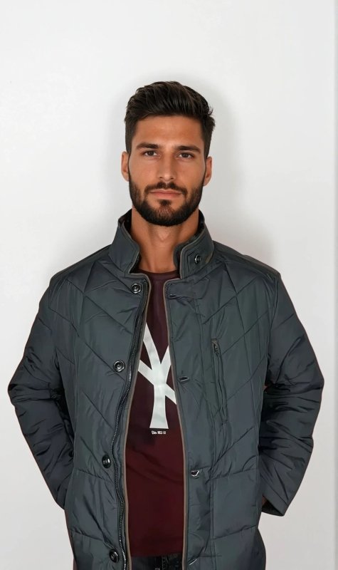 Lune London | Padded jacket with elegant business style and removable faux fur collar - Perfect for leisure and the office
