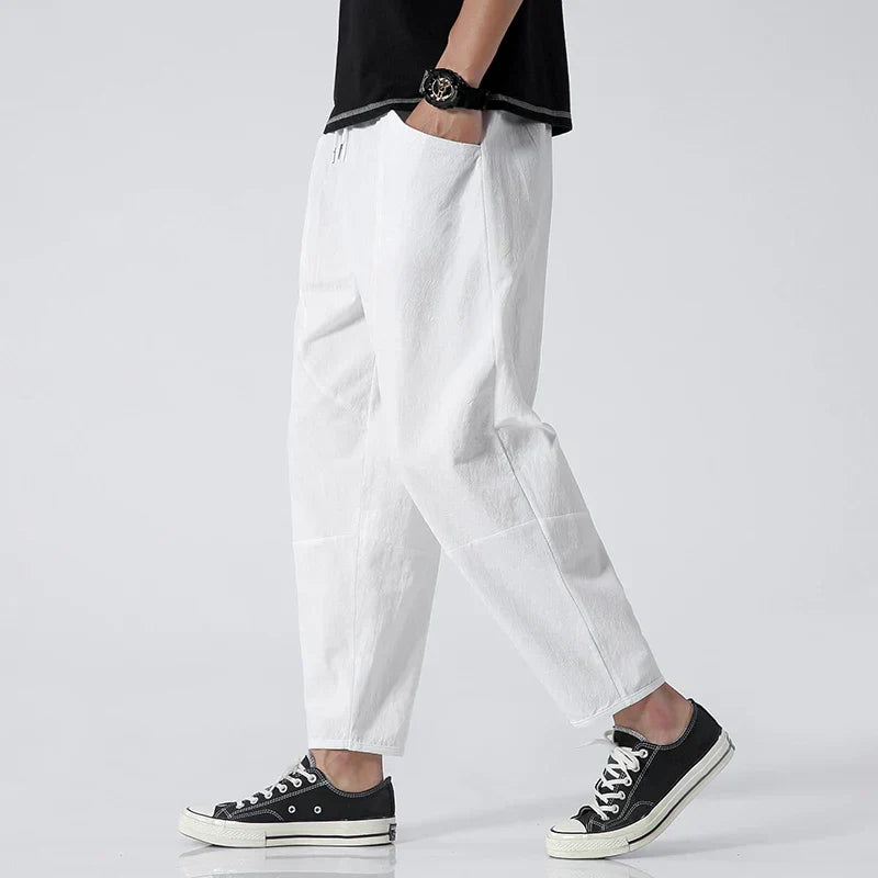 Chic Und Stil | Men's Baggy Pants Beige