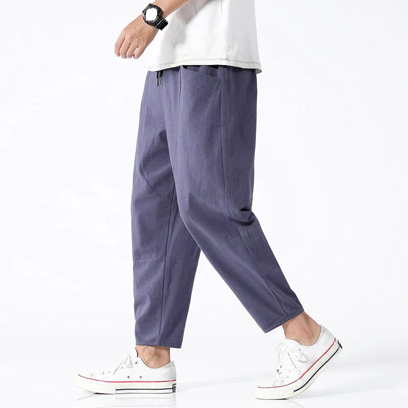 Chic Und Stil | Men's Baggy Pants Beige