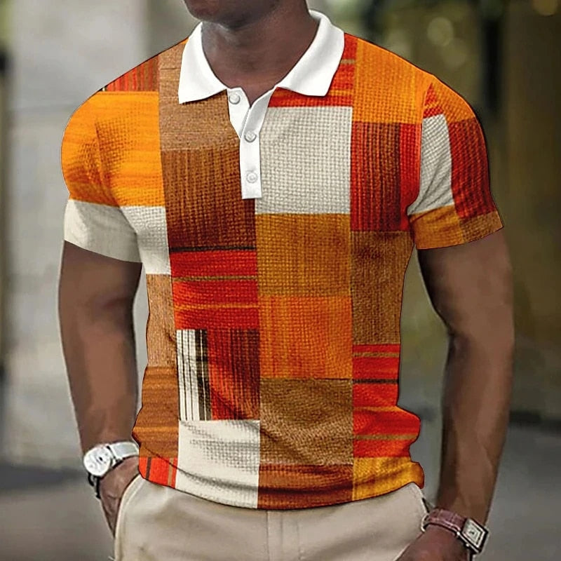 Chic Und Stil | Men's Short Sleeve Polo Shirt Printing