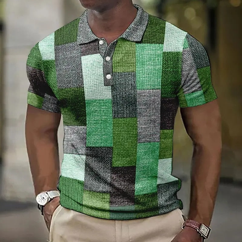 Chic Und Stil | Men's Short Sleeve Polo Shirt Printing