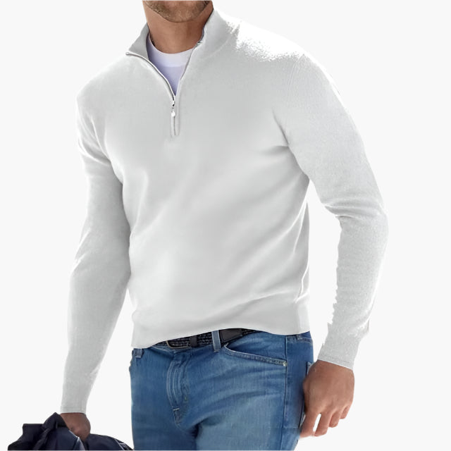 Lune London | Knit sweater with zipper - Casual look and elegant professional